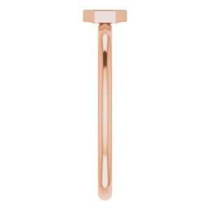 แหวนเพชรทรงหกเหลี่ยมแบบซ้อนได้ Stuller 14KR รุ่น 123363:602P - Product Image 4