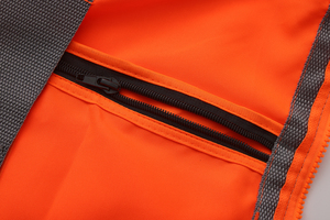 Chaleco de Seguridad de Alta Visibilidad Unisex para Topógrafo, ANSI/ISEA Clase II, Resistente, de Poliéster, Resistente al Fuego, Transpirable y Reflectante - Product Image 4