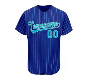 Jersey de Béisbol Personalizado de la Mejor Calidad, Impreso por Transferencia de Calor, Transpirable, Tallas Grandes, 100% Poliéster, Ropa Deportiva al por Mayor para Equipos - Product Image 5