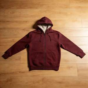 Sweat-shirt à capuche unisexe personnalisé, long, 100% coton, fermeture éclair intégrale, épais, doux, polaire, coupe-vent, respirant, hiver, écologique - Product Image 2