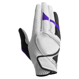 Guantes de golf de mano izquierda para hombre de piel de oveja blanca con logotipo de diseño personalizado al por mayor - Product Image 5