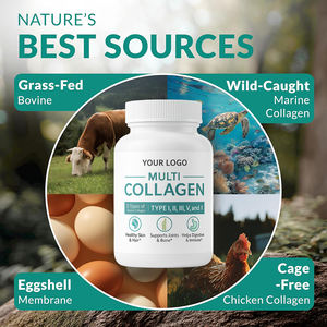 Fabrika Doğrudan Tedarik Tip I, II, III, V, X Kolajen Kompozit Kolajen Proteini Çoklu Kolajen Kapsülleri Cilt Aydınlatma İçin - Product Image 5