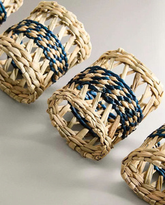 Rústico Ideal para vajilla Decoración del hogar Elección caliente como regalo con servilletero de algas marinas naturales hechas a mano - Product Image 4