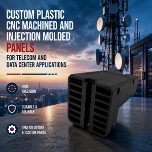 Paneles de Plástico Personalizados, Mecanizados por CNC y Moldeados por Inyección para Aplicaciones de Telecomunicaciones y Centros de Datos - Product Image 3