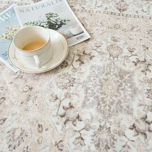 Alfombra de pasillo lavable 2x6: Alfombra vintage suave para cocina y lavandería con base antideslizante para entrada, sala de estar y suelo de casa de campo - Product Image 3