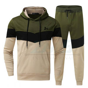 Fabricant personnalisé de survêtement de jogging 100% coton surdimensionné à épaules tombantes lourd 400GSM survêtement unisexe imprimé pour hommes - Product Image 1