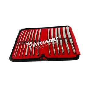 Dilatadores uterinos HEGAR, 7 "(17,8 cm), extremo único, juego de 26 dilatadores en rollo caqui, instrumentos de ginecología uretral - Product Image 4