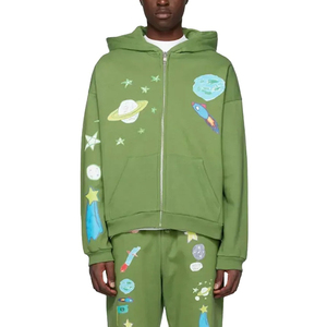 Chándal de invierno para hombre pesado a precio barato 100% algodón forro polar ecológico hecho en Pakistán suministro directo de fábrica - Product Image 5