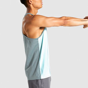 Débardeur d'entraînement de gymnastique de sport d'été pour hommes gilet de fitness respirant avec motif sans manches imprimé vêtements de jogging - Product Image 3
