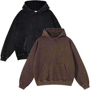 เสื้อฮู้ดผู้ชายสไตล์ย้อนยุคสไตล์ย้อนยุค100% วันฤดูหนาวผ้าฝ้าย - Product Image 1