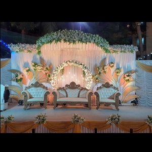 Structure en fer pour scène de mariage, style classique, forme d'arche, amovible, prix d'usine, vente en gros, fabricant Inde Sparxwizz - Product Image 2