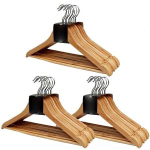DUTY USERS COAT HOT SELLING WHOLESALE WOODEN <b>HANGERS</b> for Displaying Clothes Bags in Kitchen Wardrobe or Bathroom - Product Image 6