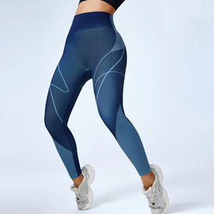 Leggings Deportivos de Cintura Alta, Elásticos, de Secado Rápido, Transpirables, Ecológicos, para Yoga y Fitness, con Bolsillos, Color Sólido, 2026 - Product Image 4