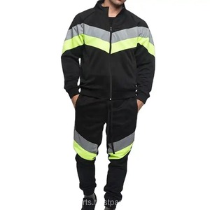 Ensemble de jogging pour homme avec fermeture éclair intégrale, vêtements de sport chauds pour la salle de sport, tenue de sport de grande taille pour homme - Product Image 6
