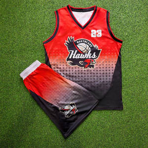 Tenues de basket-ball pour hommes en tissu respirant et confortable, taille personnalisée, fabricant professionnel de tenues de basket-ball - Product Image 1