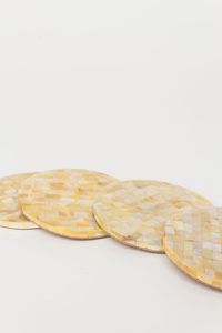 Posavasos con incrustaciones de hueso de nácar de estilo clásico hechos a mano, vajilla de diseño Floral a bajo precio, esteras y almohadillas para el hogar, café y té - Product Image 6