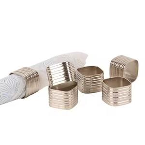 Anillo de Servilleta de Metal, Increíble Decoración Redonda para el Hogar o Cafetería - Product Image 2