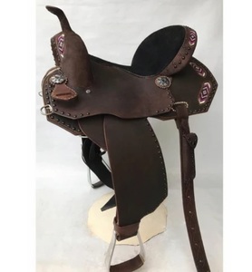 Genuine Leather Western Saddle of Wooden or Fiber Glass <b>Tree</b> <b>Light</b> Weight for Safe Horse Riding Available at Wholesale - Product Image 1