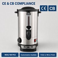 Chauffe-eau électrique pour hôtel 35L en acier inoxydable 304 avec distributeur d'eau chaude