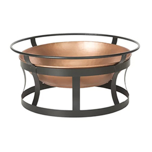 Heavy Duty Copper Fire Pit for Outdoor Garden Heater Manufacturer Round Shaped Hot Sale <b>Metal</b> Copper Rustic Finished Fire Pit - Product Image 5