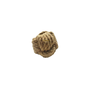 Jouet pour chien en boule de fibre de coco brute tendance, fibre de coco naturelle, écologique, jouet à mâcher en fibre grossière - Product Image 6