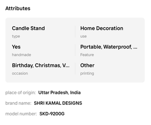 Porte-bougies simples pour la décoration de la maison, pour les fêtes de Noël et d'anniversaire, en promotion - Product Image 2