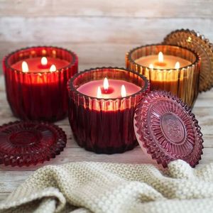 Porte-bougie en verre artisanal, brillant avec une lueur douce et radieuse, parfait pour la décoration de la maison et l'ambiance des festivals - Product Image 6