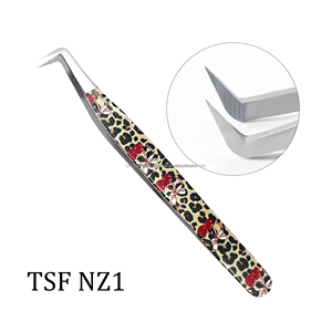 Pinzas de Precisión para Cejas con Punta Curva de Acero Inoxidable de Grado Médico, Mango Cómodo, Fabricante OEM para Depilación y Belleza - Product Image 5