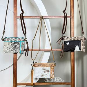 กระเป๋าสะพายคาดลำตัวขนาดเล็กหนังวัวมือสุดหรูสำหรับผู้หญิงกระเป๋าหนังแท้ใบเล็กทันสมัย - Product Image 1