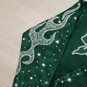 High Quality Slim Fit Latest Design Rhinestone Acid Wash Printed Tracksuit Custom <b>Colour</b> Unisex High Street Style Tracksuits - Product Image 4