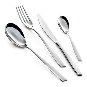 Ensemble de couverts de table en acier inoxydable de 24 pièces ELEVEN Polished Chrome P13AEV 10 Eme, couteaux à dîner de qualité supérieure - Product Image 1