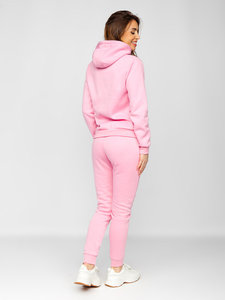 Haute qualité 100% coton Tech polaire femmes survêtement à la mode uni surdimensionné deux pièces avec pantalons de survêtement pour les femmes - Product Image 4