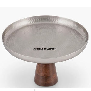 Dernier support de gâteau décoratif en forme de rectangle à base de marbre doré en métal de luxe à 2 niveaux 2024 - Product Image 4