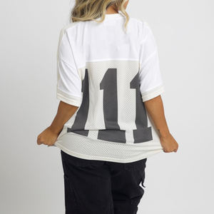 2025 vente en gros vêtements pour femmes Boxy Fan Jersey fabriqué au Pakistan Hip Hop meilleures femmes Boxy Fan Jersey - Product Image 6