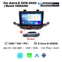 Radio para Auto NaviFly con Android, Car Play y GPS para Opel Astra K 2016-2020 y Buick VERANO, con Filtro de Bajos