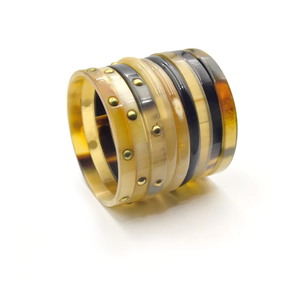 Más Popular cuerno Hombres Regalo Pulsera brazalete aspecto bueno más elegante tendencia brazalete logotipo personalizado pulseras cuerno brazaletes - Product Image 5