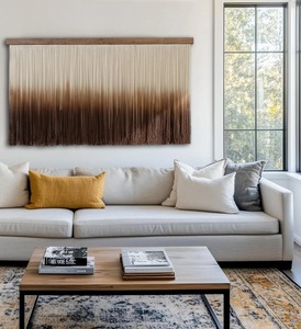 Grande décoration murale en fibre trempée pour la décoration moderne de la maison, élégante décoration de salon et accent d'intérieur ou décoration de bureau en provenance d'Inde - Product Image 5