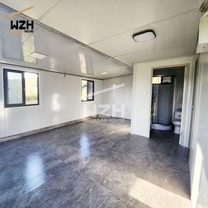 3现代集装箱房床2室20 40英尺预制4卧室浴室轻钢家庭浴室预制房屋 - Product Image 2