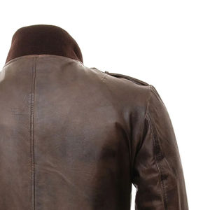 2025 chaqueta de cuero de motorista Vintage para hombre superventas para hombre estilo callejero a prueba de viento y moda impermeable - Product Image 6