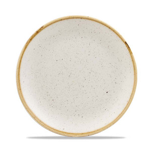 Plato de Cena Blanco Churchill Barley, Color Piedra Moteado, 32.4 cm, Suministros para Hostelería, Vajilla al por Mayor - Product Image 1