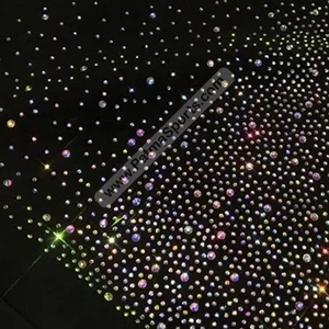 Stretchable Solid Casual Rhinestone Breathable Quick Dry Comfortable Tracksuits <b>for</b> <b>Women</b> Light <b>Weight</b> 2-Piece Long <b>Set</b> 100% - Product Image 5