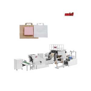 เครื่องทำถุงกระดาษด้านล่างสี่เหลี่ยมพร้อมฟังก์ชันบิดและที่จับแบน - Product Image 1