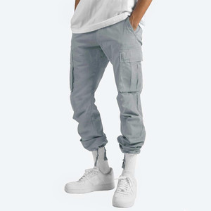 Vêtements de sport à la mode quatre poches cordon de serrage taille élastique joggers d'extérieur pantalons personnalisés pantalons de survêtement décontractés pantalons pour hommes - Product Image 5