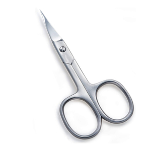 Ciseaux à ongles en acier inoxydable à haute teneur en carbone Ciseaux à cuticules pour ongles avec logo et pochette personnalisés - Product Image 1