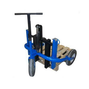 Mini transpaleta manual M 500 con elevación hidráulica para uso en almacén - Product Image 1