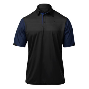 Travail personnalisé pour polos motif solide brodé en jersey de coton et polyester avec logo personnalisé - Product Image 5
