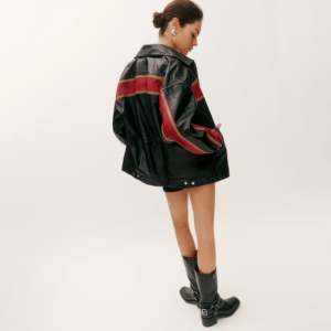 2024 nueva venta al por mayor 5XL chaqueta de piel de oveja de gran tamaño abrigo de alta calidad diseño personalizado bordado bolsillo decoración XL acolchado - Product Image 5