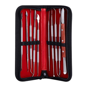Kit Dental de acero inoxidable de 7 piezas, juego de herramientas de tallado de cera, Kit de Instrumentos dentales quirúrgicos con diseño personalizado - Product Image 1