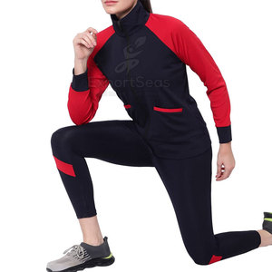 Chándal de mujer de invierno de calidad superior Diseño de dos piezas Tu propio chándal de manga larga para mujer - Product Image 5