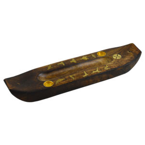 Wooden Agarwood <b>Stick</b> <b>Holder</b> Metal Inlay Yoga Design <b>Incense</b> <b>Holder</b> & <b>Incense</b> Burner Available in Stock at Best Price - Product Image 1